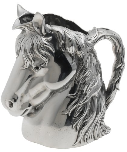 Arthur Court 3-Quart Horse-Head Pitcher