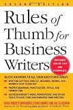 Rules of Thumb for Business Writers