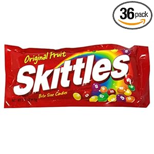 orange skittles bag