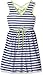 Speechless Girls' Mesh Stripe with Lime Piping