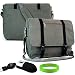 Premium Fujitsu Lifebook AH531 15 Inch Notebook Accessories Fashionable Gray Canvas Messenger Bag + VanGoddy LIVE*LAUGH*LOVE Wristband + Retractable USB Mouse