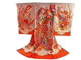 女児 お宮参り 着物 正絹 長襦袢 セット 産着 祝着 金駒刺繍入り un-71 桃色系
