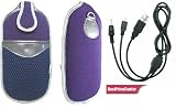 Purple Soft Carrying Case for Sony PSP + Firewire/usb Charger/data Cable for Sony PSP