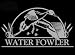 Water Fowler Upstream Images Silver Vinyl Wildlife Car Truck Window Decal Sticker
