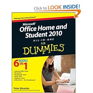 Office Home and Student 2010 All-in-One For Dummies 