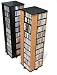 Large 4-Sided Spinning Tower - Black