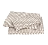 DwellStudio Zig Zag Chocolate Organic Twin Sheet Set