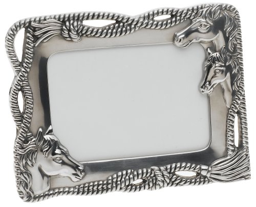 Arthur Court Horse 4-by-6-Inch Photo Frame