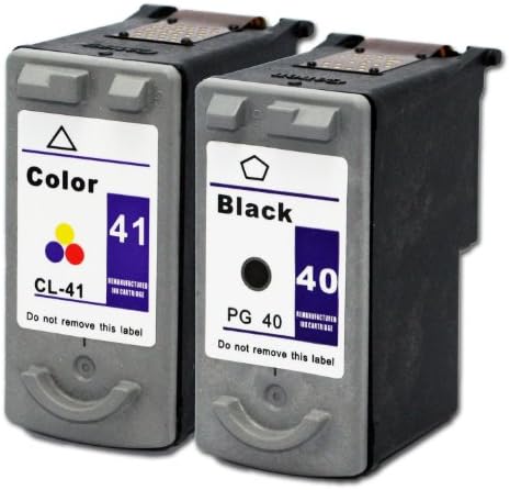 Remanufactured Ink Cartridge Replacement For 2 packs Canon PG-40 CL-41 ink cartridge For PIXMA MP210 MP450 MP460 Printer