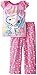 Komar Kids Big Girls' Snoopy Short Sleeve Pant Set