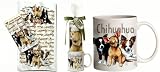 ~~ Chihuahua Puppy Dog Breed Gift Set ~~ Includes 11 ounce COFFEE MUG and matching Tea Towel
