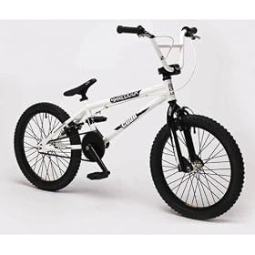Cuda Shredder White 20" BMX Bike.