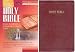Book King James Version Large Print Bonded Leather Burgundy