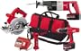 Milwaukee 6310-29 18 Volt Cordless 4 Tool Combo Kit with Contractor Bag