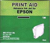 set of two compatible epson t0331 black inkjets for epson 950