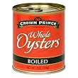 Crown Prince Whole Boiled Oysters, 8-Ounce Cans (Pack of 12)