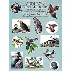 Audubon Bird Stickers in Full Color: 53 Pressure-Sensitive Designs