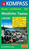  : Kompass Karten, Westlicher Taunus: Wander- und Radtourenkarte