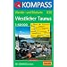 Kompass Karten, Westlicher Taunus: Wander- und Radtourenkarte