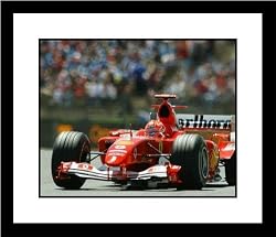 Michael Schumacher F1 Auto Racing Framed 8x10 Photograph Ferrari