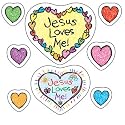 JESUS LOVES ME STICKERS