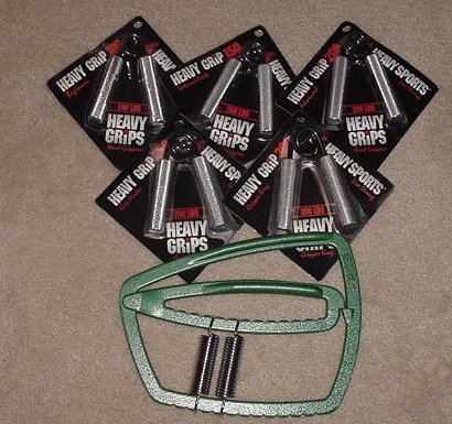 SportingGoods: 7 Pack Hand Grips 100, 150, 200, 250, 300, 350 Hand Gripper & Super Gripper SET
