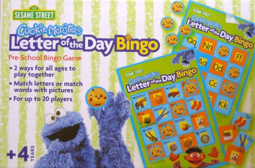 Sesame Street Cookie Monsters Letter of the Day Bingo