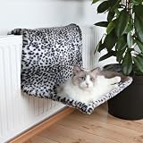 Trixie 43148 Liegemulde f&uuml;r die Heizung, Schneeleopard, 58 &times; 30 &times; 38 cm
