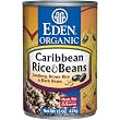 Eden Organic Caribbean Rice & Beans, 15-Ounce Cans (Pack of 12)