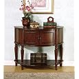 Coaster Storage Entry Way Console Table/Hall Table, Brown Finish