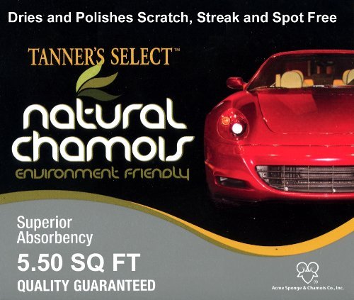 Tanner's Select Premium New Zealand Sheepskin Chamois (5.5 Sq. Ft.)