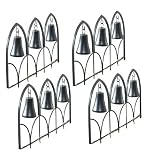 CBK Ltd Arch Design Garden Edger, Set of 4
