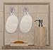 Exfoliating Loofah Back Scrubber & Pad (4 Pack) - Shower Sponge for Men/Women, Effective Agnst Acne