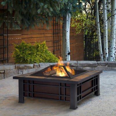 Morrison Wood Burning Fire Pit Table