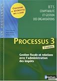 Gestion fiscale et relations avec l'administration des imp�ts : processus 3 BTS CGO 2e ann�e