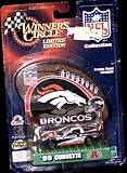 Denver Broncos 1999 Corvette NFL Diecast 1:64 Scale with Team Logo Display Stand by Winner's Circle WC Football Collectible