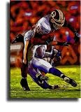Completely Handpainted American Football Sport Painting, Custom Order FL4809, Oil on Canvas, with Option to Paint Jerry, Brett & Co. from Any Other Favorite Photograph or Picture, Unframed, Size 11" x 17" inch