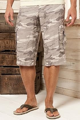 North Coast Linen Camouflage Shorts