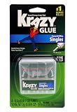 Krazy Glue KG82048SN Instant Crazy Glue Home & Office 4-Single Use Tubes of 0.017-Ounce