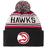 NBA Youth Boys 8-20 Cuffed Knit Hat with Pom