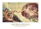 Eurographics MI1003 Michelangelo, Die Erschaffung Adams, 50 x 70 cm, Hochwertiger Kunstdruck - H&auml;nde