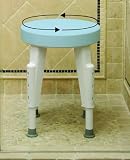 Rotating Round Shower Stool QTY: 1