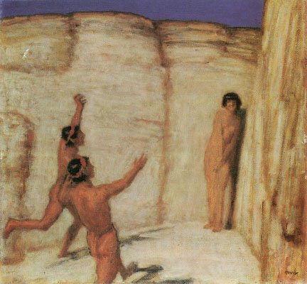 Kunstdruck Franz von Stuck Wettlauf