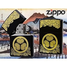 【クリックで詳細表示】ZIPPO(ジッポ) 葵の紋 2BK-AOI