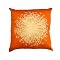 Dandelion Field Silk Pillow - Orange (16.5x16.5")