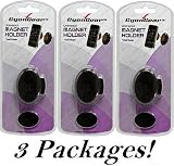 CyonGear Brand Retail Packaged Universal Cell Phone / GPS / MP3 Magnetic Car Dash Mount Holder - Black [3 PACK]