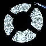 White Color 500cm 5m 3528 SMD LED Flex Strip Waterproof