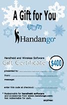Handango $400 Gift Certificate
