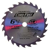 Tenryu CF-16060P 6-1/4 Carbide Tipped Saw Blade ( 60 Tooth ATB Grind - 5/8 Arbor - 0.079 Kerf)