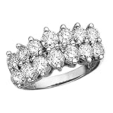 14K White Gold 2 ct. Diamond Wedding Band